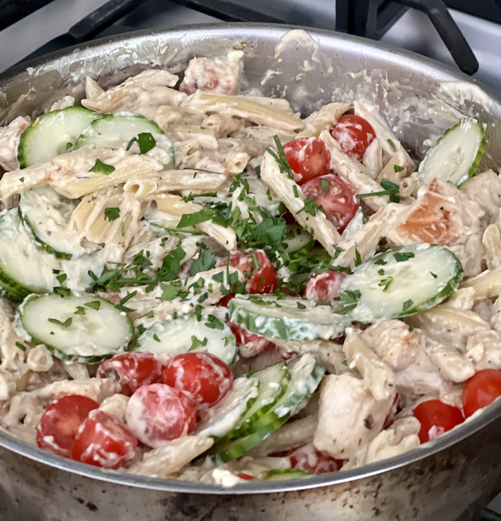 Greek Chicken Pasta