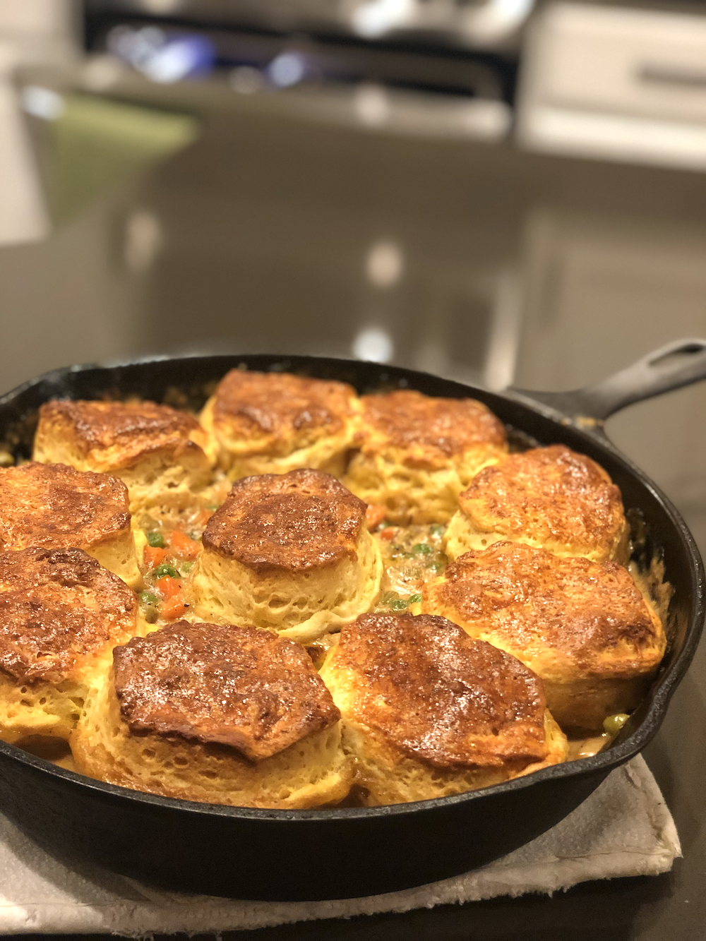 Skillet Chicken Pot Pie