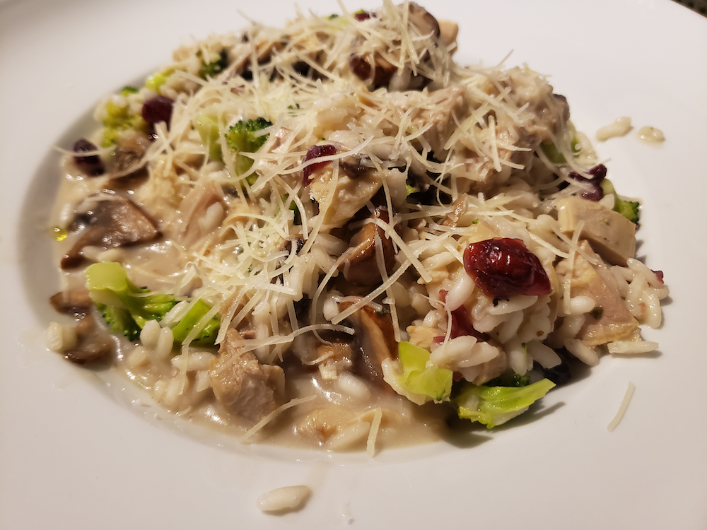 Turkey Cranberry Risotto