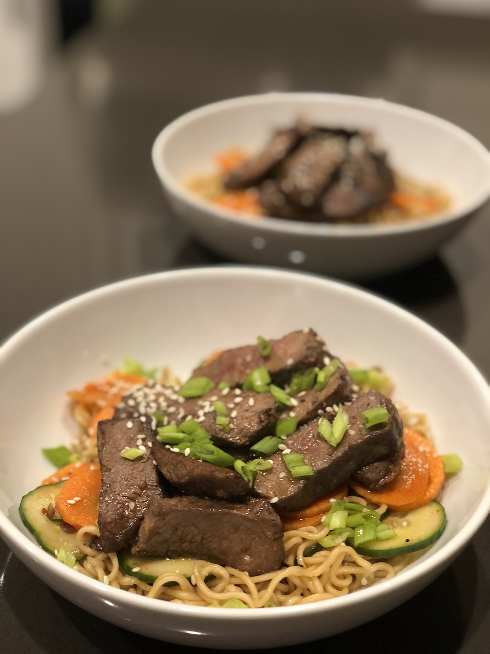 Soba Noodle Salad with Grilled Steak