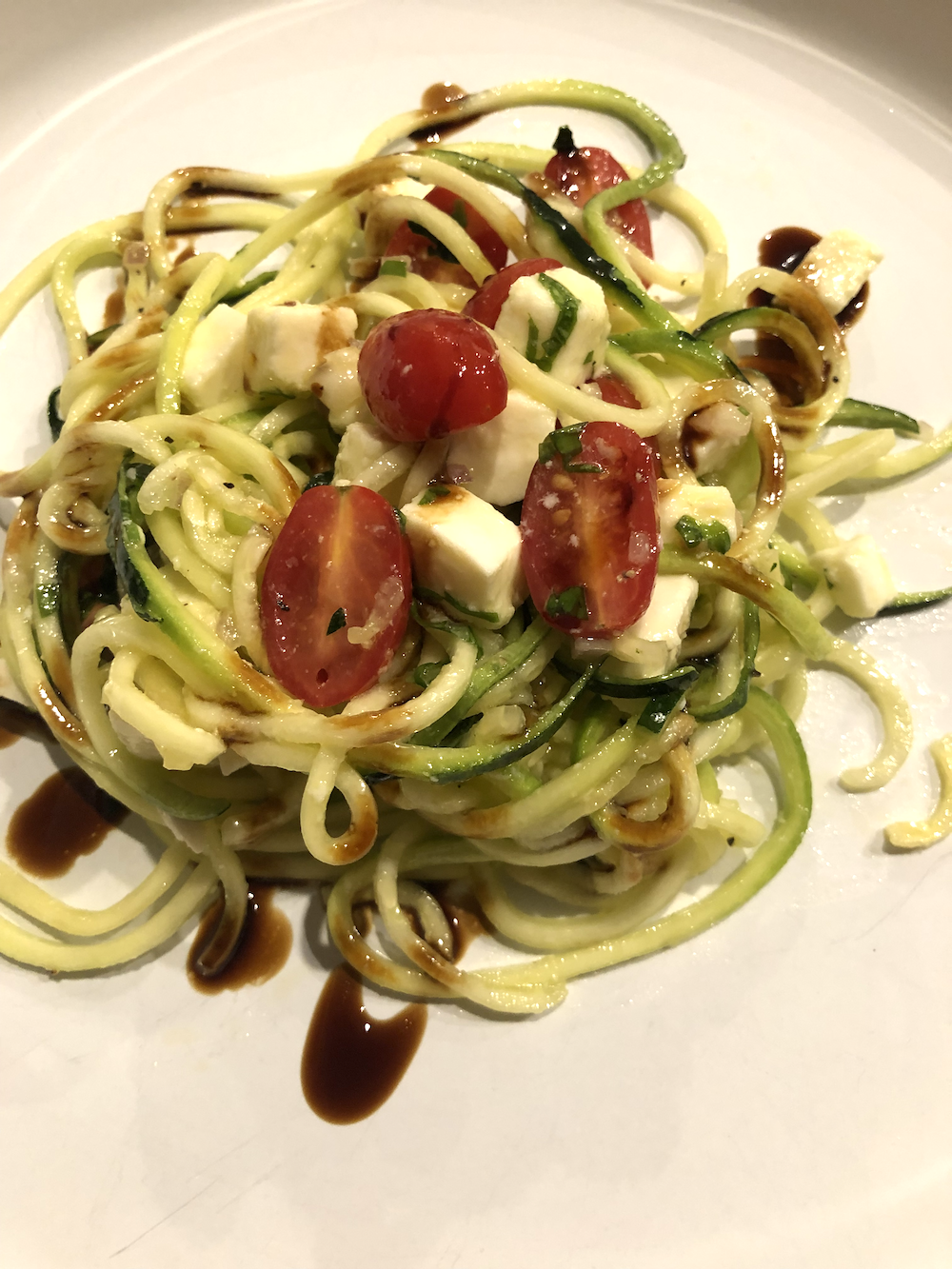 Zoodle Caprese