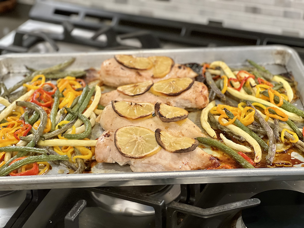 Honey Mustard Sheet Pan Chicken