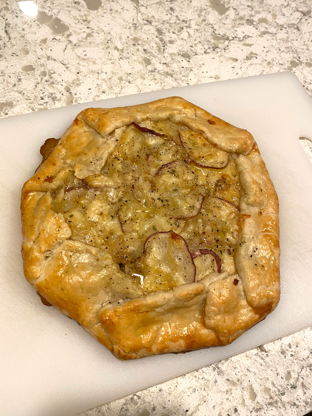 Potato, Onion, Gruyere Galette