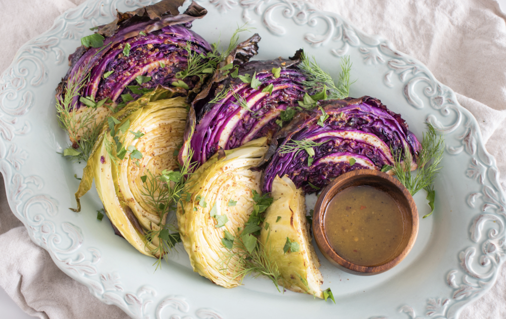 Herbs of Naples Roasted Cabbage
