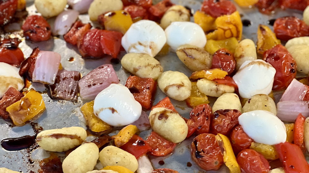 Image of Sheet Pan Gnocchi Caprese