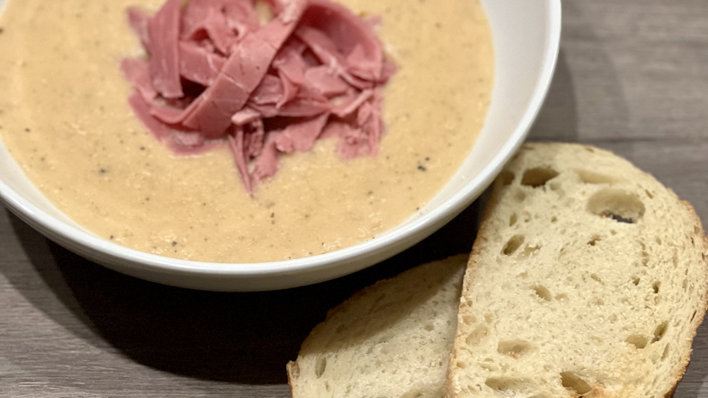 Image of Creamy Potato and Corned Beef Chowder