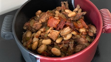Image of Baked Pork and Cannellini Beans