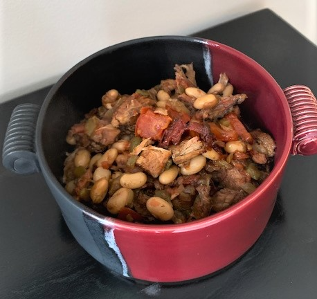 Baked Pork and Cannellini Beans