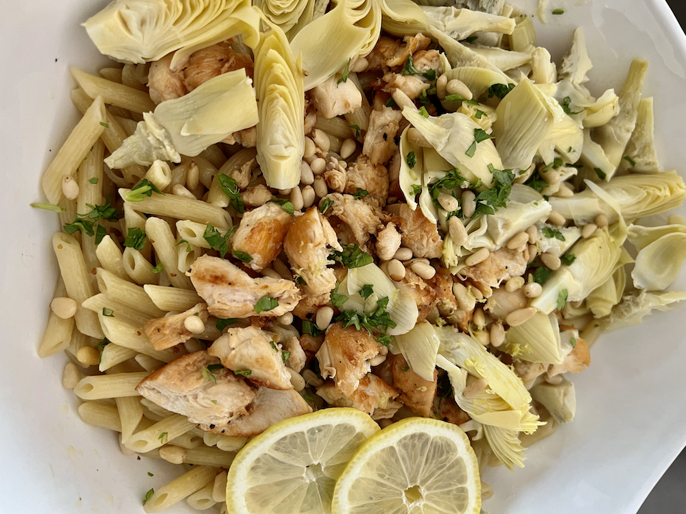 Lemon Chicken Pasta Salad