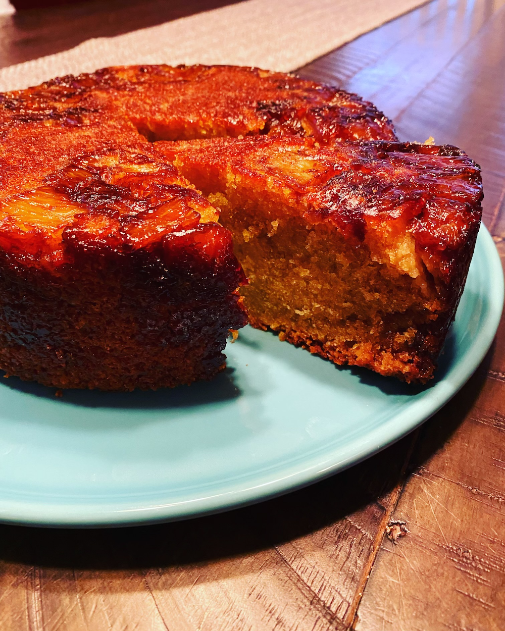 Blackberry Pineapple Upside Down Cake
