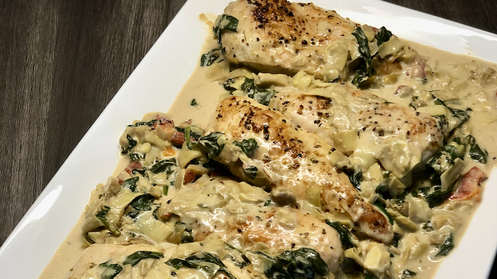 Image of Spinach and Artichoke Chicken
