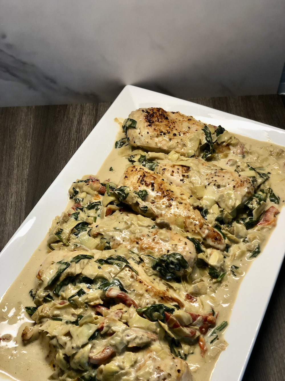 Spinach and Artichoke Chicken
