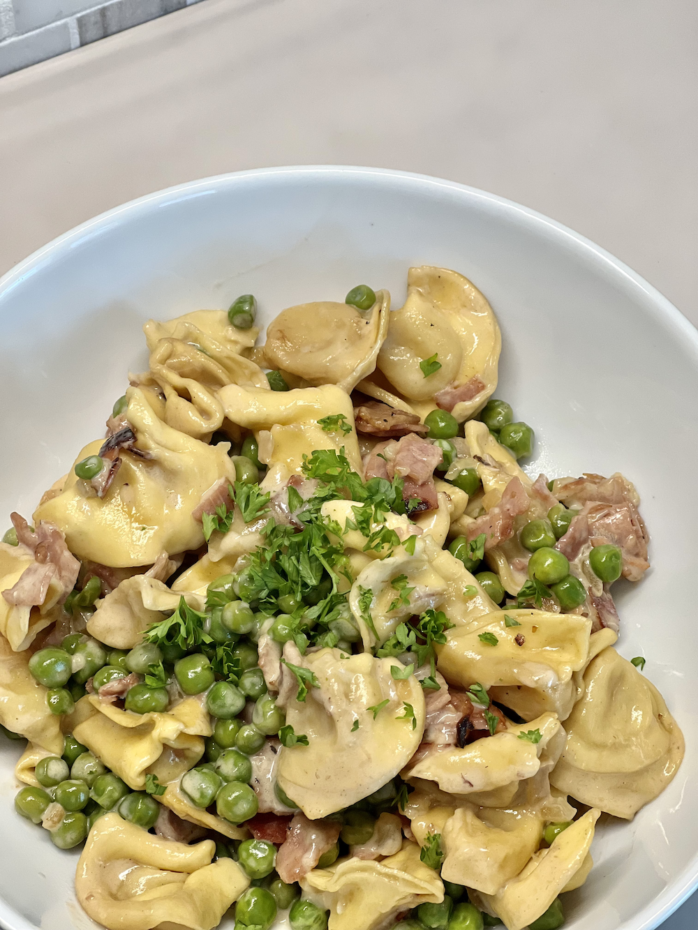 Ham and Cheese Tortellini