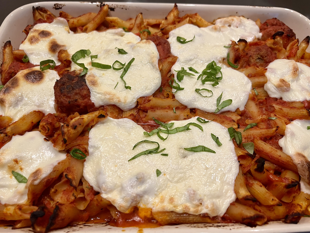 Meatball Pasta Bake