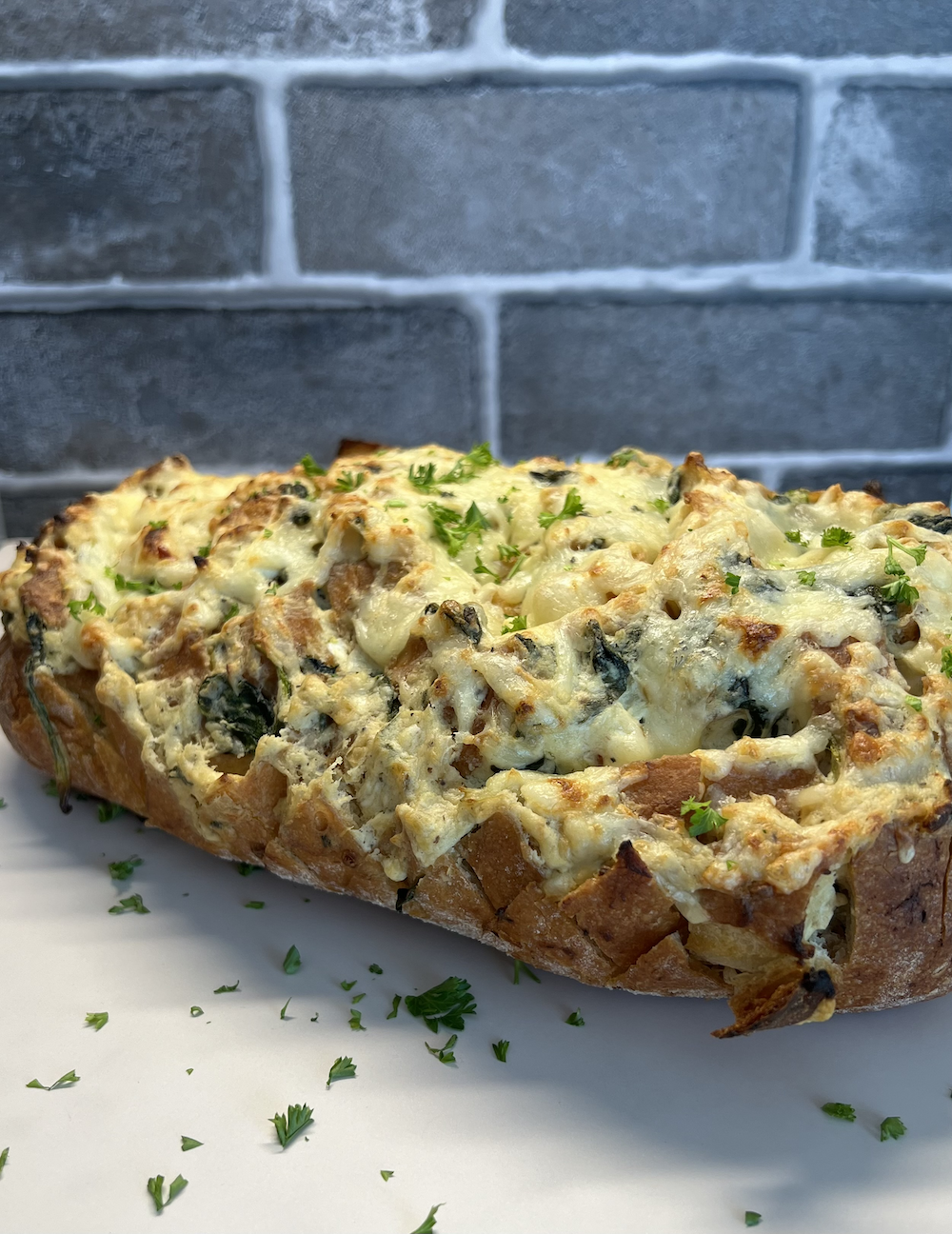 Spinach Artichoke Pull Apart Bread