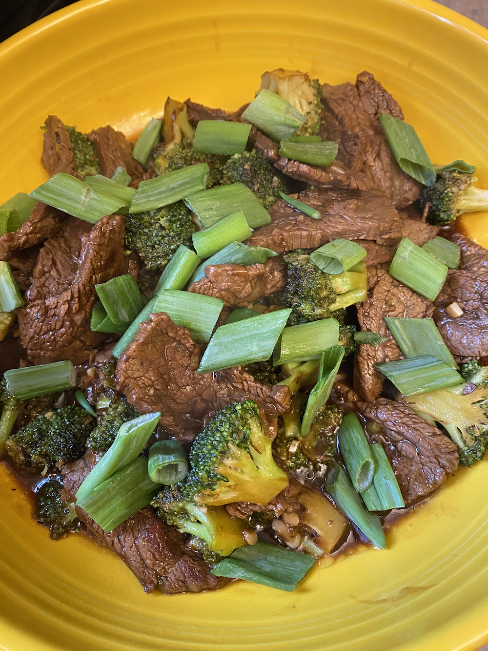 Beef and Broccoli in a Wok