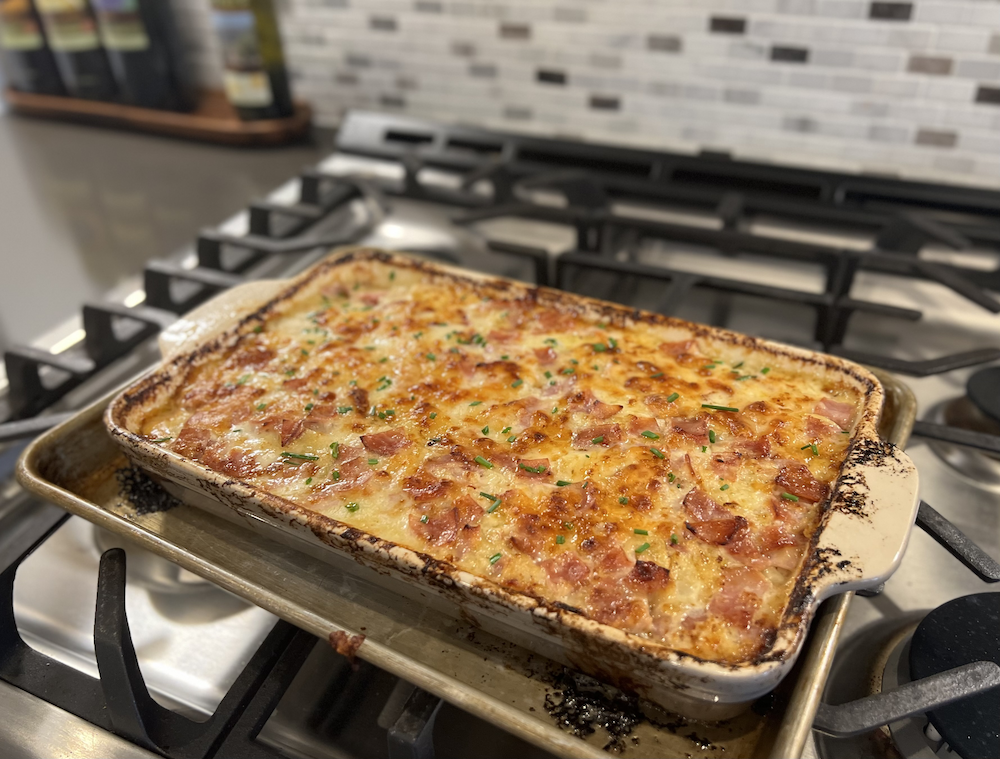 Cheesy Ham and Potato Casserole