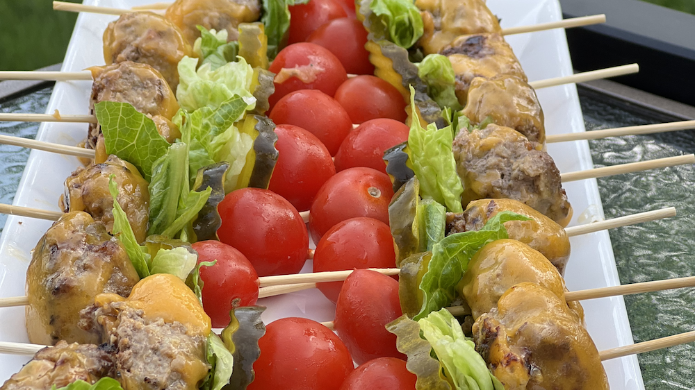 Bunless Burger Bites