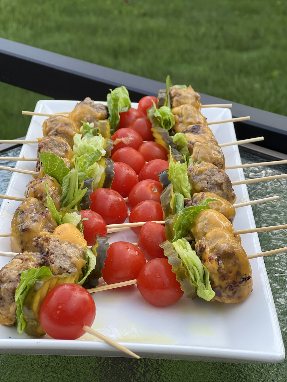 Bunless Burger Bites