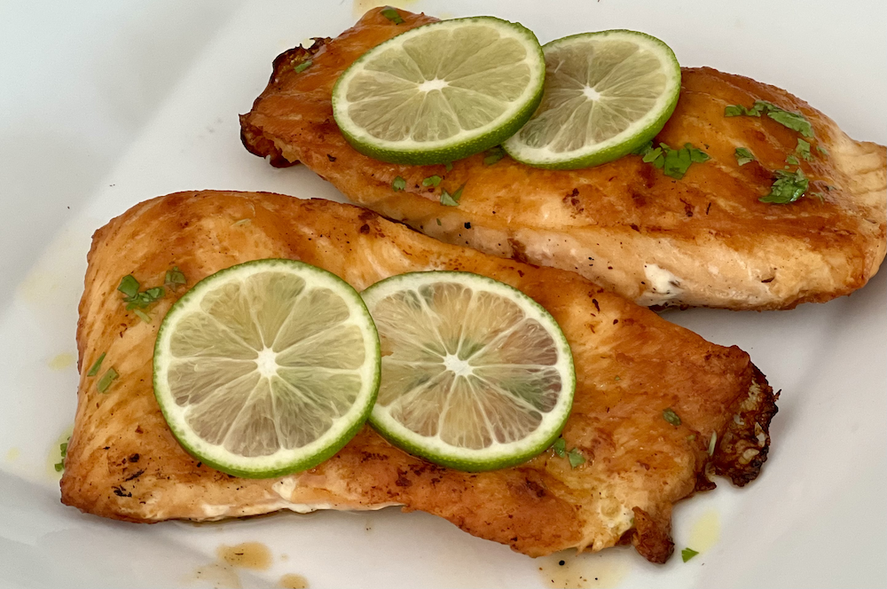 Cilantro Lime Grilled Salmon