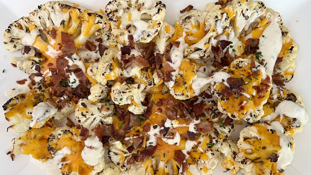 Loaded Grilled Cauliflower