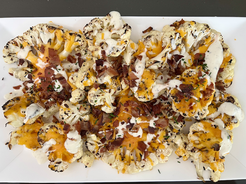 Loaded Grilled Cauliflower