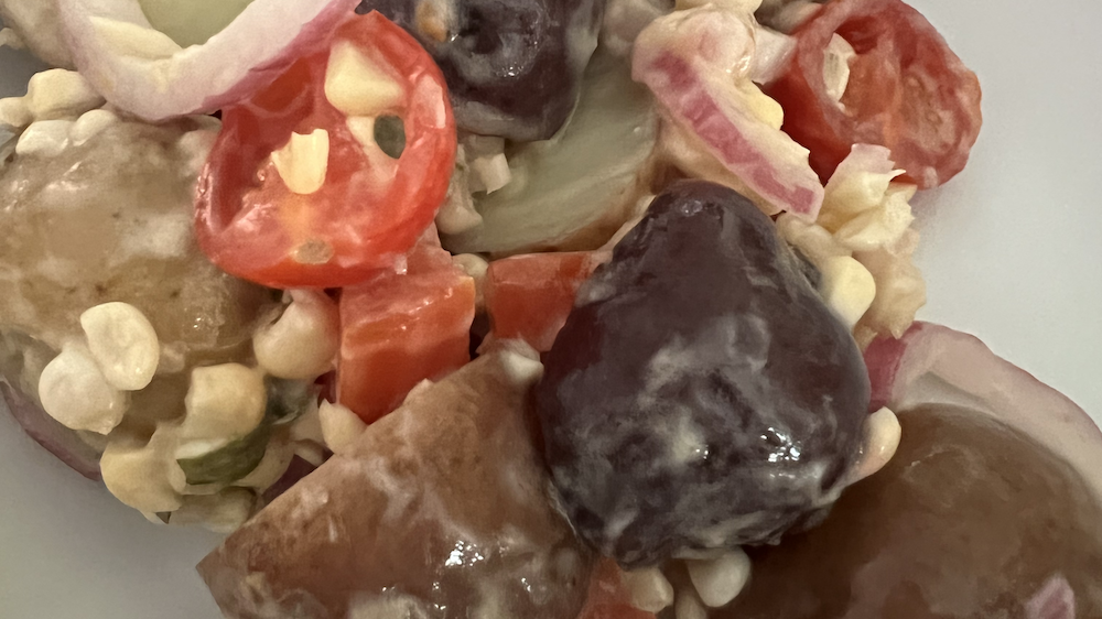 Potato, Tomato and Corn Salad