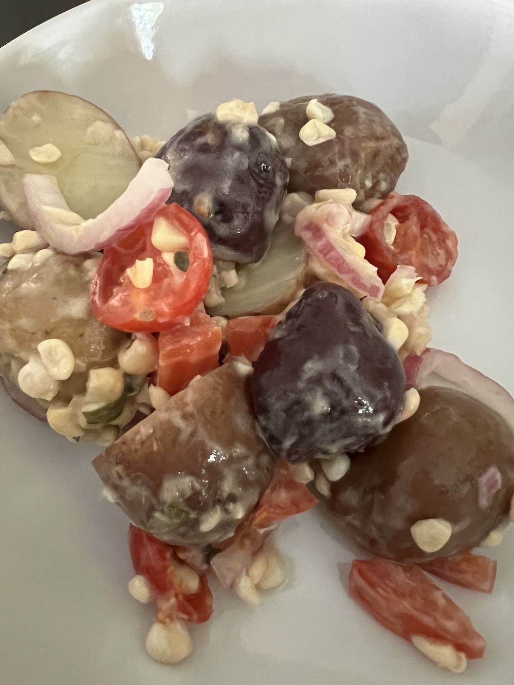 Potato, Tomato and Corn Salad