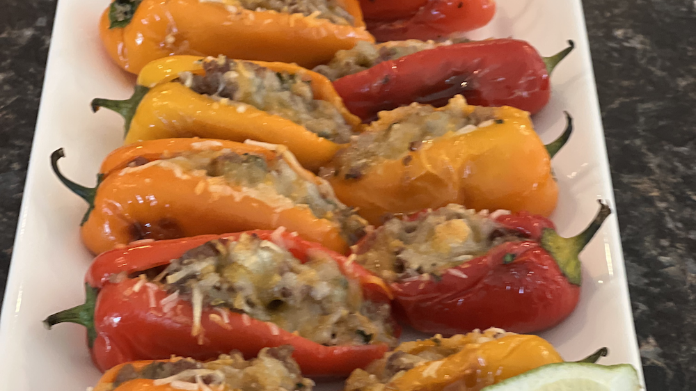 Image of Stuffed Mini Bell Peppers