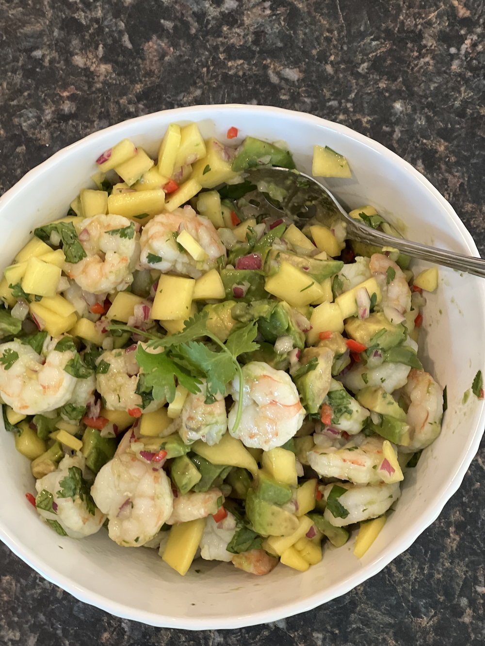 Cilantro Lime Shrimp with Mango Salsa