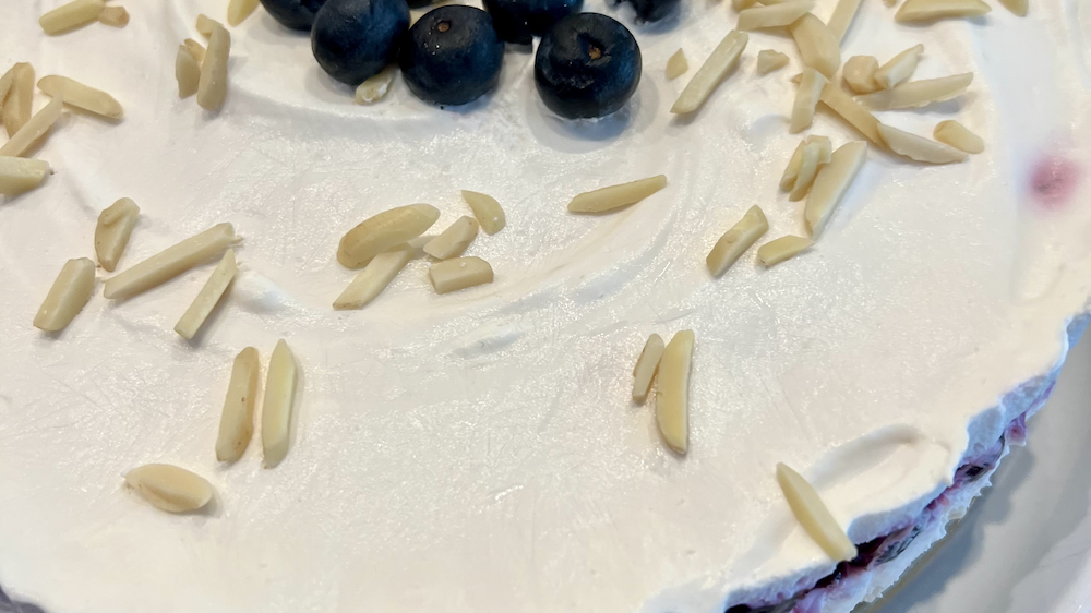 Image of Blueberry Cream Dessert