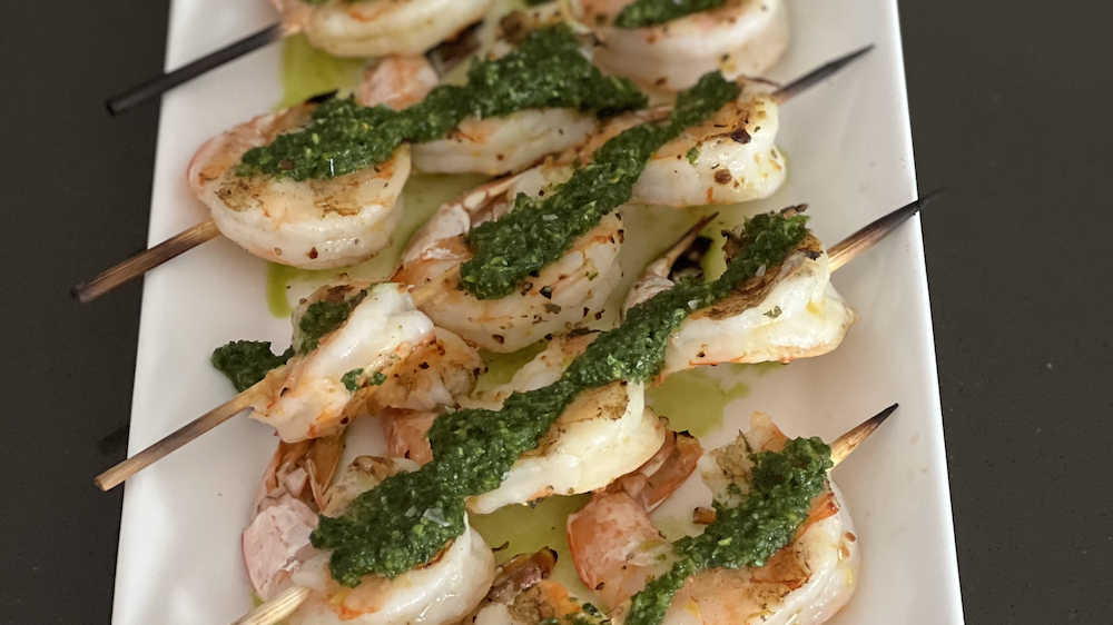 Image of Chimichurri Shrimp Kebabs