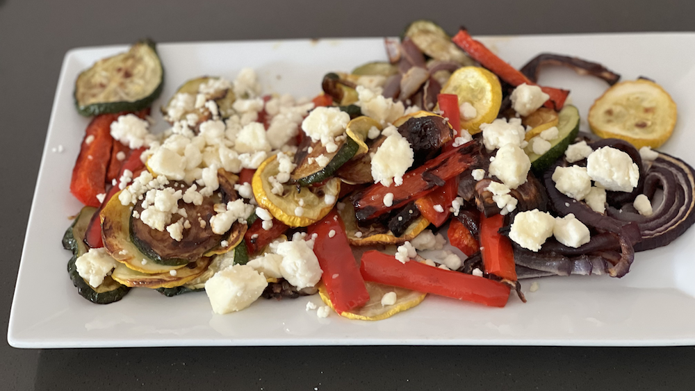 Grilled Vegetables with Queso