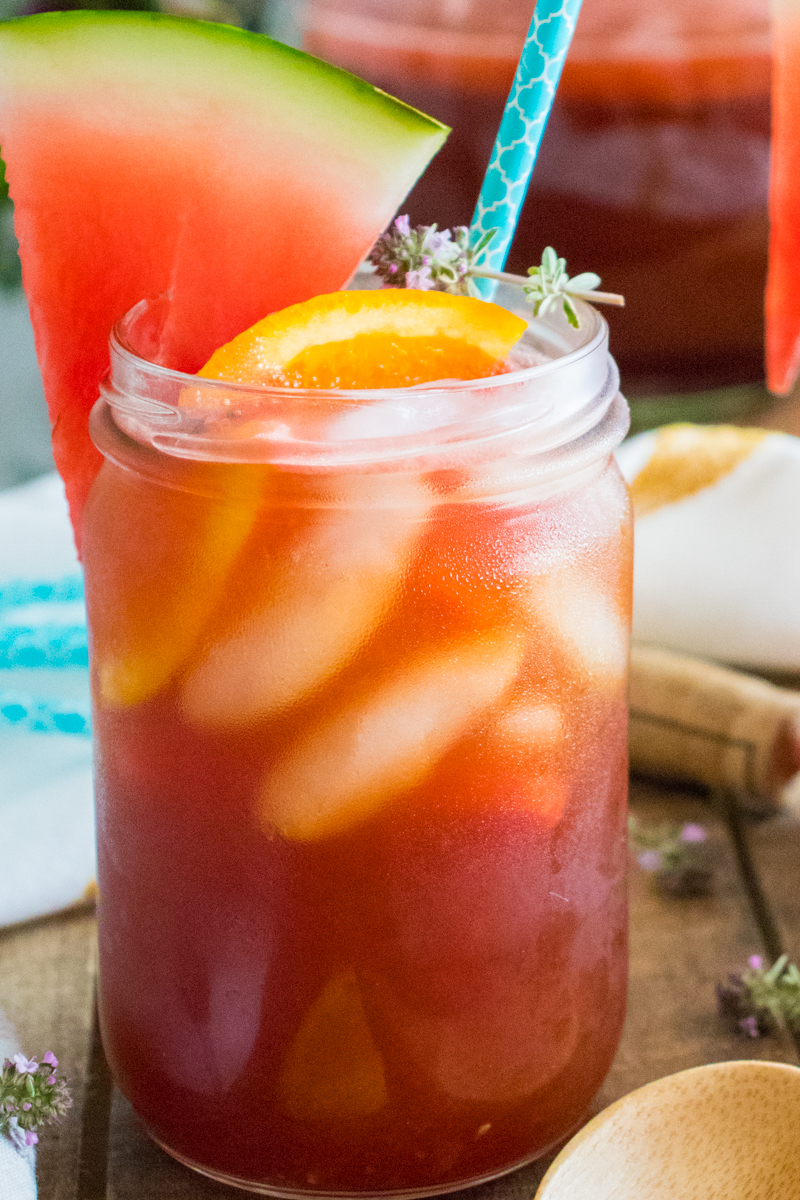 Lavender Watermelon Sangria
