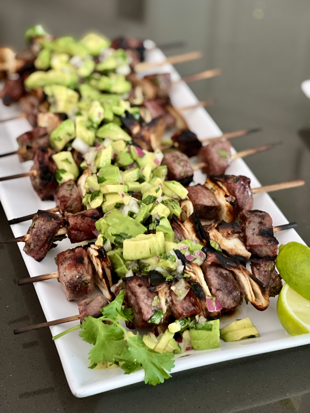 Steak Taco Skewers