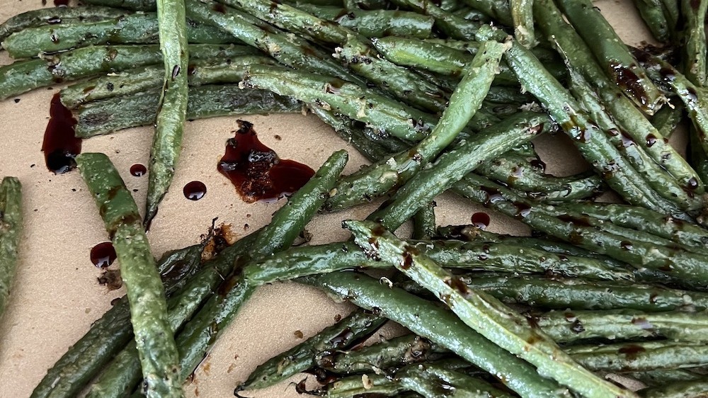 Crispy Parmesan Green Beans