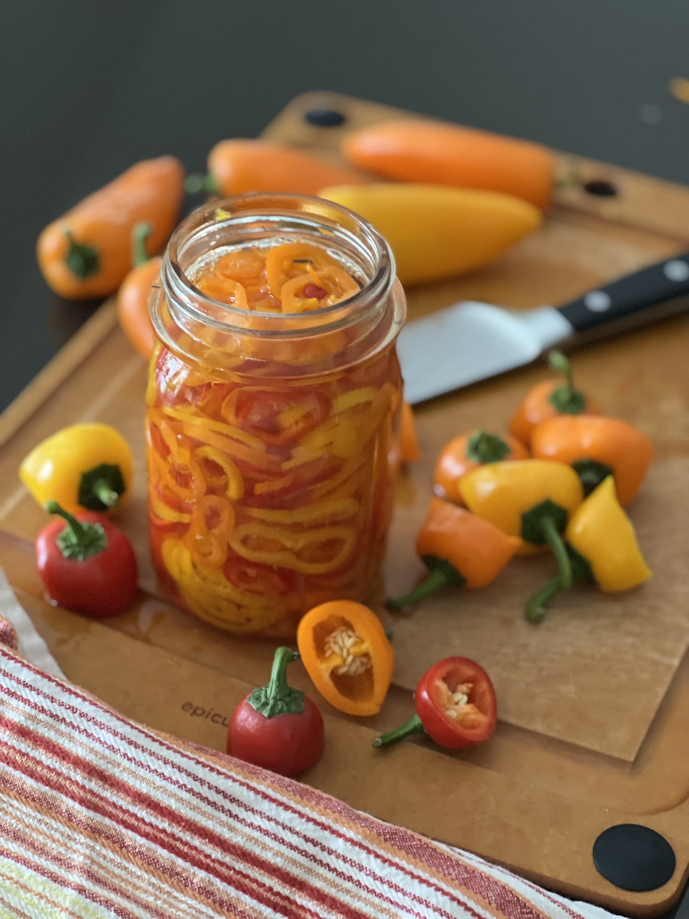 Refrigerator Pickled Peppers