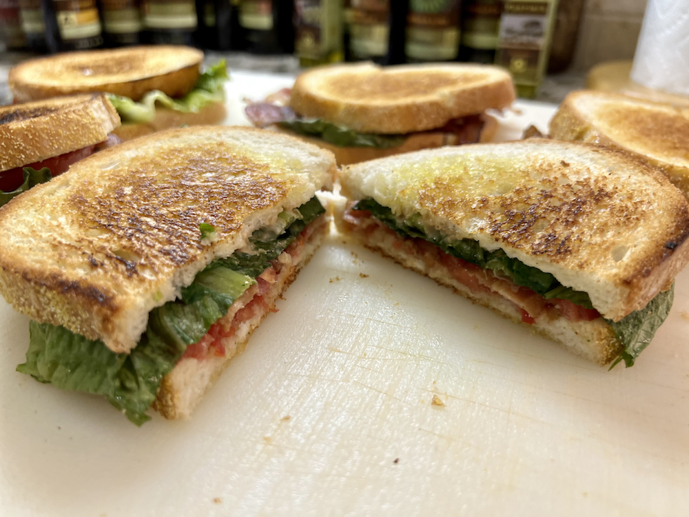 Marinated Tomato BLTs