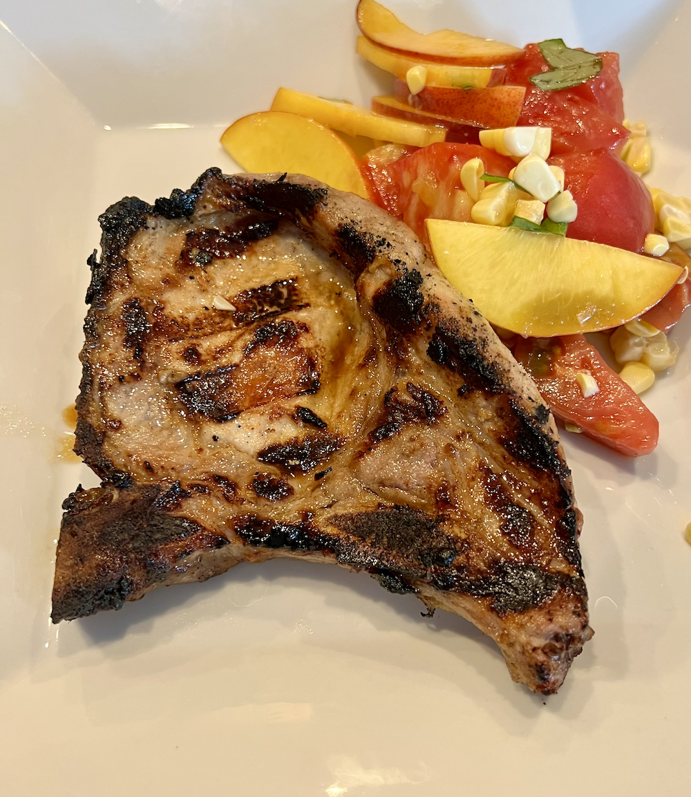 Dijon Grilled Pork Chops