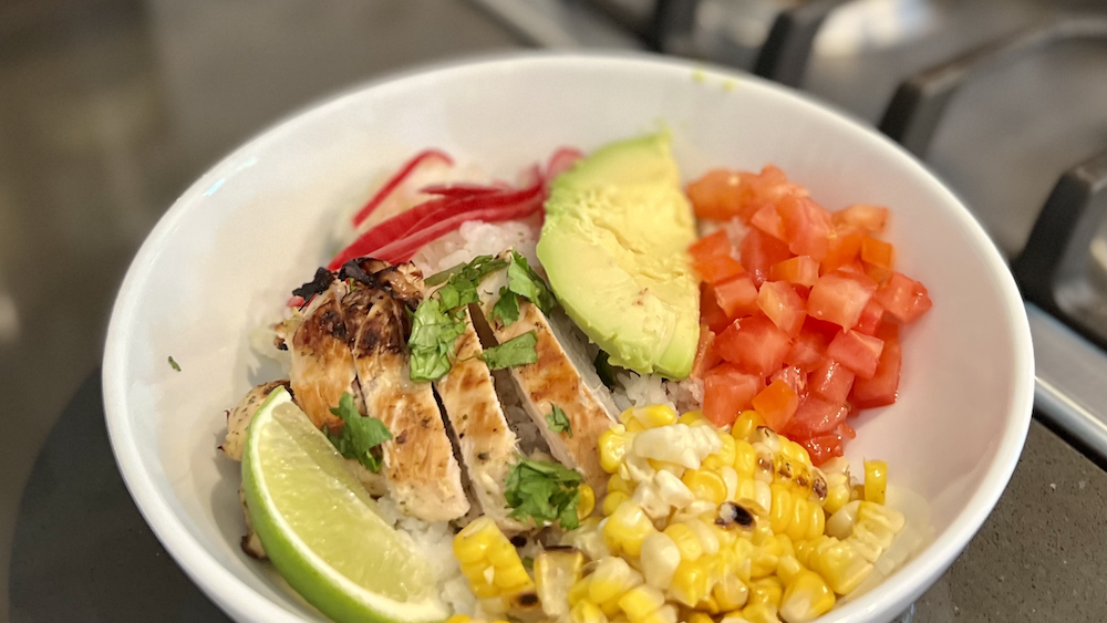 Summer Chicken Rice Bowl