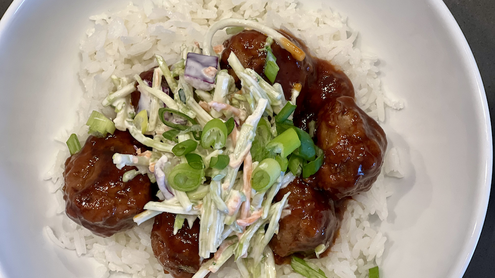 Sticky BBQ Meatballs