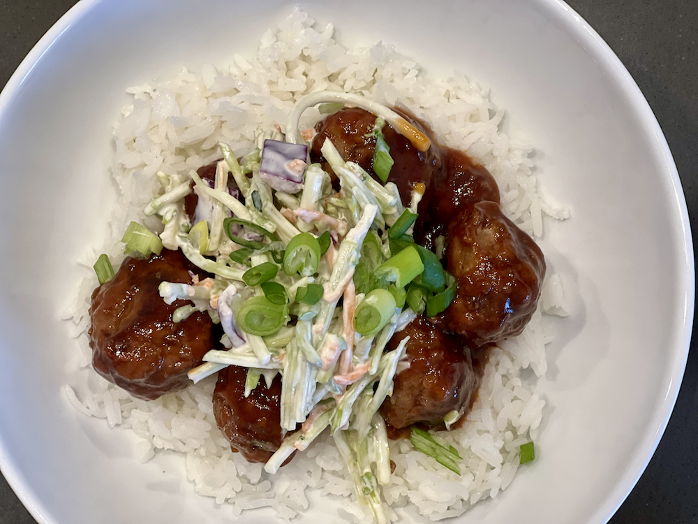 Sticky BBQ Meatballs