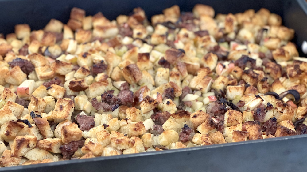 Sausage, Apple, Mushroom Stuffing