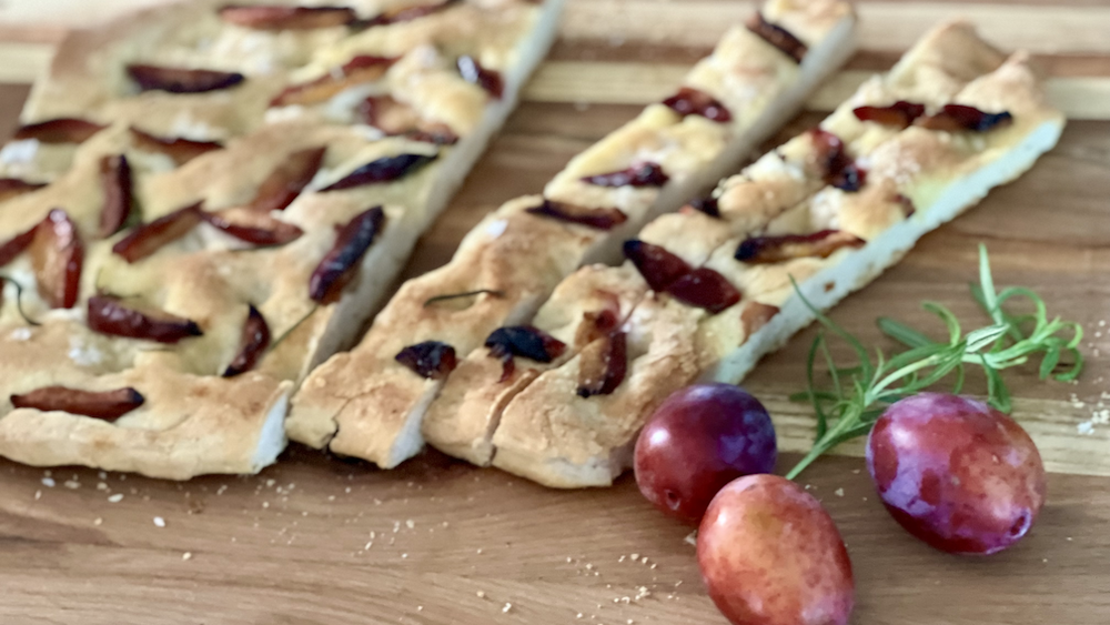 Sweet Plum Focaccia