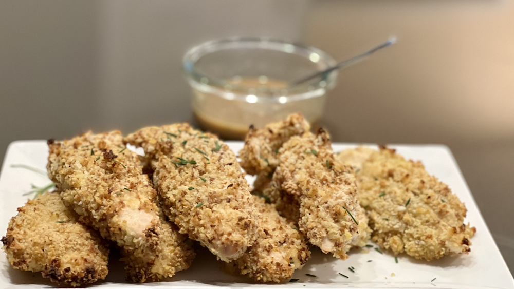 Crunchy Baked Chicken Fingers