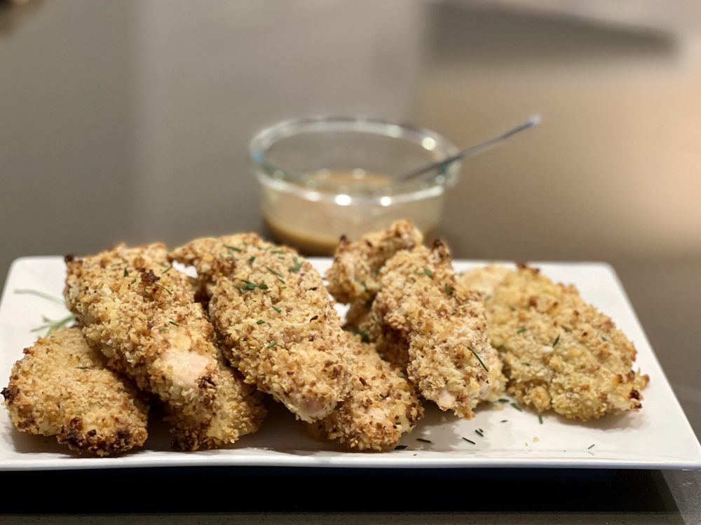 Crunchy Baked Chicken Fingers