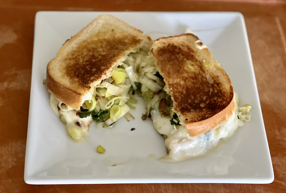 Green Grilled Cheese