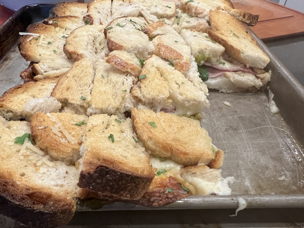 Sheet Pan Italian Subs
