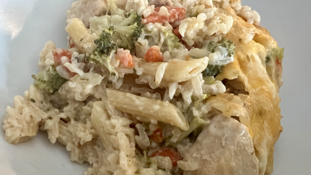 Image of Broccoli Cheddar Chicken and Rice Casserole