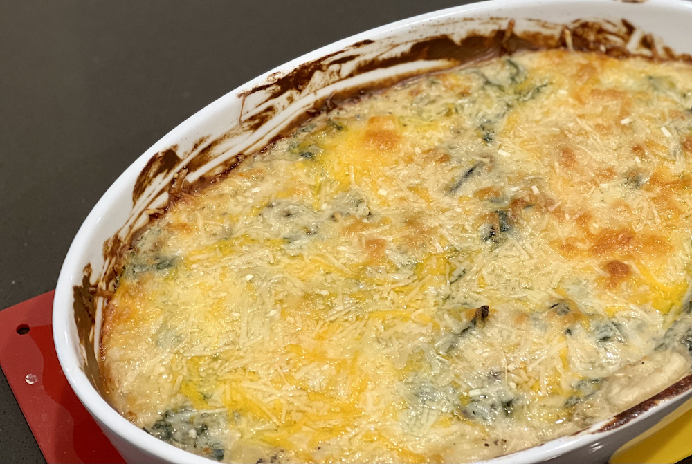 Creamy Kale and Gnocchi Bake